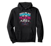 No quiero un San Valentín solo un jugador 2 Diversión para jugadores Sudadera con Capucha
