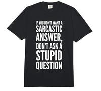 No Quiero una Respuesta sarcástica, no Hagas una Pregunta estúpida Comfort Colors Adult Heavyweight T-Shirt