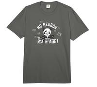 No Reason To Act My Age! Gaming Panda Pew Gamer Comfort Colors Adult Heavyweight T-Shirt