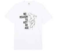 ¡No Reason To Act My Age! Ollie Fip Street Art Skater Comfort Colors Adult Heavyweight T-Shirt