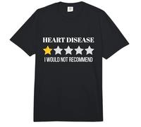 No recomendaría sobreviviente de Conciencia sobre la Salud de Las Enfermedades cardíacas Comfort Colors Adult Heavyweight T-Shirt