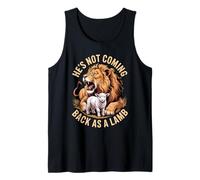 No regresará como un león de Cordero de Judá Camiseta sin Mangas