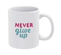 No Rendirse Nunca Taza Cerámica Taza De Café Porcelana Tazas 330Ml Para Café Zumo Leche