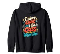 No renunciaré, Pero voy a perdonar el Humor del Gimnasio Sudadera con Capucha