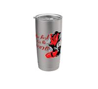 No Rest For The Wicked Devil Girl Psychobilly Vaso térmico de acero inoxidable de doble pared