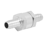 No Return One -way Válvula de Retención Aleación de Aluminio Universal para Combustible Gasolina de Gasolina de Gasolina Water4mm/0.16 pulg.