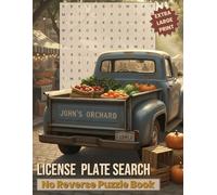 No Reverse License Plate Search Puzzle Book: A Relaxing and Easy-to-Follow Puzzle Experience with No Reverse or Backward Solutions, Designed for ... Seniors (Sudoku & Number Search Series)