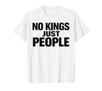 NO Reyes Solo Personas Libertad Igualdad Declaración Texto Mínimo Camiseta