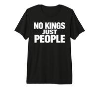 NO Reyes Solo Personas Libertad Igualdad Declaración Texto Mínimo Camiseta Premium