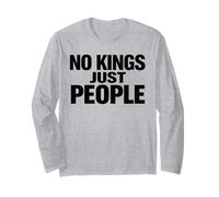 NO Reyes Solo Personas Libertad Igualdad Declaración Texto Mínimo Manga Larga