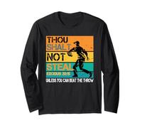 No robarás a Menos Que Puedas Golpear el Tiro en el béisbol Manga Larga
