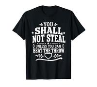 No robarás Beat The Throw Baseball Mom Camiseta