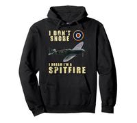No Ronco, sueño Que Soy un Divertido avión Spitfire de la Segunda Guerra Mundial Sudadera con Capucha