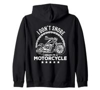 No Ronco, sueño Que Soy un Motociclista Que ronca en un Club de Motocicletas Sudadera con Capucha
