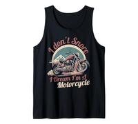 No ronco, sueño que soy un motociclista retro Camiseta sin Mangas