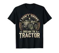 No Ronco Sueño Soy un Tractor Granjero Divertido Camiseta
