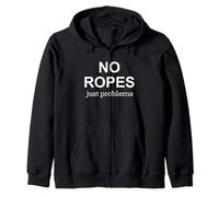 No Ropes Just Problems Boulder Escalador Sudadera con Capucha
