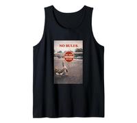 No Rules Goose Funny Do Not Enter Sign Rebel Camiseta sin Mangas