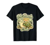 No Rush Club Caracol Vintage Slow Life Caracol Anti Hustle Camiseta