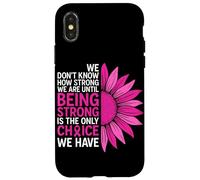 No Sabemos lo Fuertes Que Somos hasta Que ser Fuertes es el Carcasa para iPhone X/XS