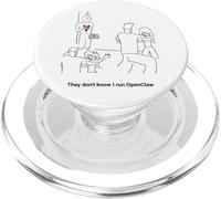 No Saben Que corro OpenClaw PopSockets PopGrip para MagSafe