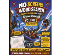 No Screens Word Search: Brain Teaser Puzzles for Adults (Outdoor Adventure Series)