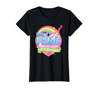 No se asuste Es Satánico Arco Iris Pentagrama Pagano Oculto Camiseta gráfica económica, Mujer, Negro, XS