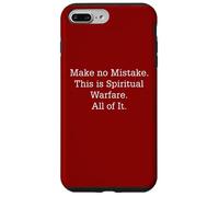 No se equivoquen, esto es guerra espiritual todo esto Carcasa para iPhone 7 Plus/8 Plus