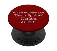 No se equivoquen, esto es guerra espiritual todo esto PopSockets PopGrip Adhesivo