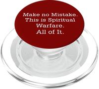 No se equivoquen, esto es guerra espiritual todo esto PopSockets PopGrip para MagSafe