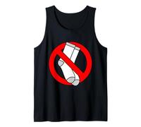 No Se Permiten Calcetines Signo Pies Camiseta sin Mangas
