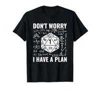 No se preocupe Tengo un Plan Juego de rol de Mesa RPG Gamer Camiseta