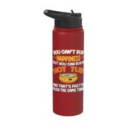 No se puede comprar la felicidad sino un jacuzzi - Hut Tub Stainless Steel Insulated Water Bottle