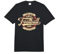 No se Puede Vivir sin fútbol y alas de Pollo Amante del fútbol Comfort Colors Adult Heavyweight T-Shirt