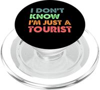 No sé que soy solo un viaje turístico, broma divertida para viajeros PopSockets PopGrip para MagSafe