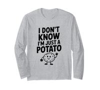 No sé Que Soy Solo una Patata Gracioso Manga Larga
