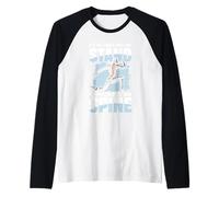 No se trata de cómo te mueves la columna vertebral Camiseta Manga Raglan