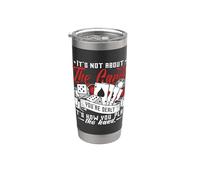 No se trata de las cartas que se te reparten dados de póquer de la suerte del casino Vaso térmico de acero inoxidable de doble pared