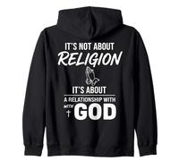 No se Trata de religión, se Trata de relación Cristiana Sudadera con Capucha