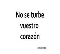 No se turbe vuestro corazón: Meditaciones puritanas para la angustia y ansiedad
