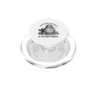No Seas Parte del Problema Cute Seal Animal Humor Wildlife PopSockets PopGrip para MagSafe