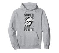 No seas parte del problema Sé todo el problema Cráneo Sudadera con Capucha