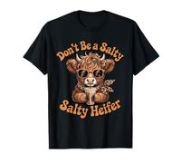 No Seas un Amante de la Vaca de novilla Salada Linda Vaca de Las Tierras Altas Camiseta
