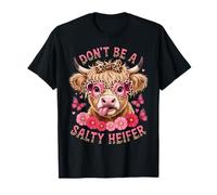 No Seas un Amante de la Vaca de novilla Salada Linda Vaca de Las Tierras Altas Camiseta