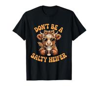No Seas un Amante de Las Vacas de novilla Salada, Vaca Escocesa de Las Tierras Altas Camiseta