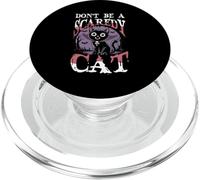 No Seas un Gato asustado: Gato de Halloween PopSockets PopGrip para MagSafe