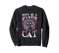 No Seas un Gato asustado: Gato de Halloween Sudadera