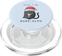 No Seas un Gato navideño Grosero y Divertido de Olph PopSockets PopGrip para MagSafe