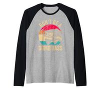 No Seas un Tonto, Divertido, Pescador, Pescador, Dicho Camiseta Manga Raglan