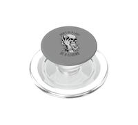 No Seas una Dama, sé una Leyenda, Arte Floral de Calavera PopSockets PopGrip para MagSafe